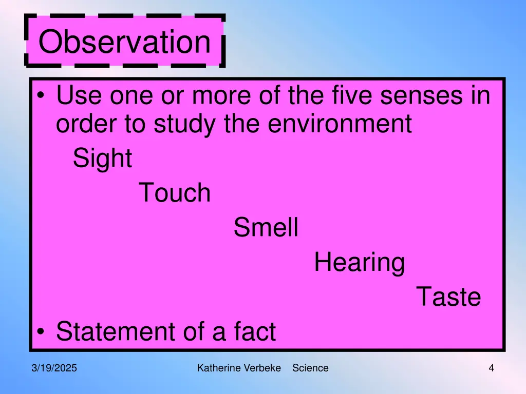 observation 1