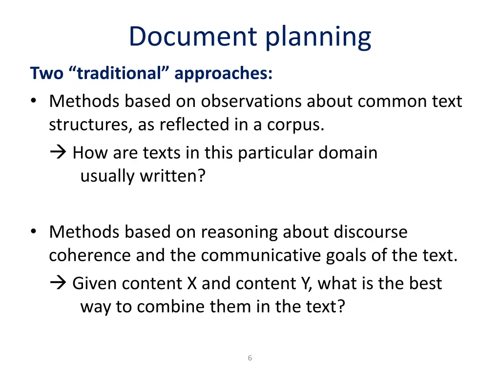 document planning 1