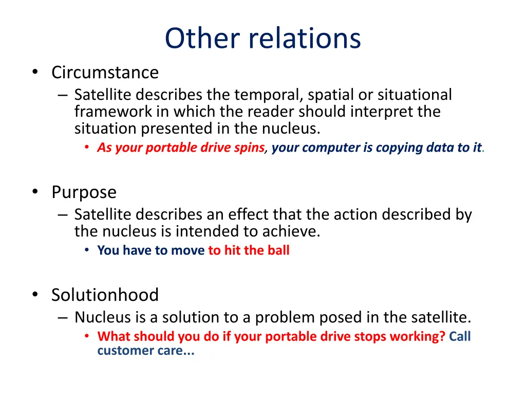other relations