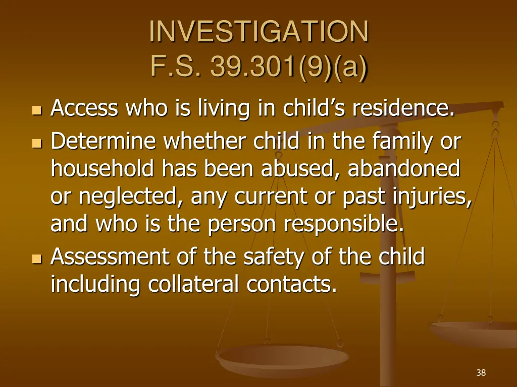 investigation f s 39 301 9 a 1