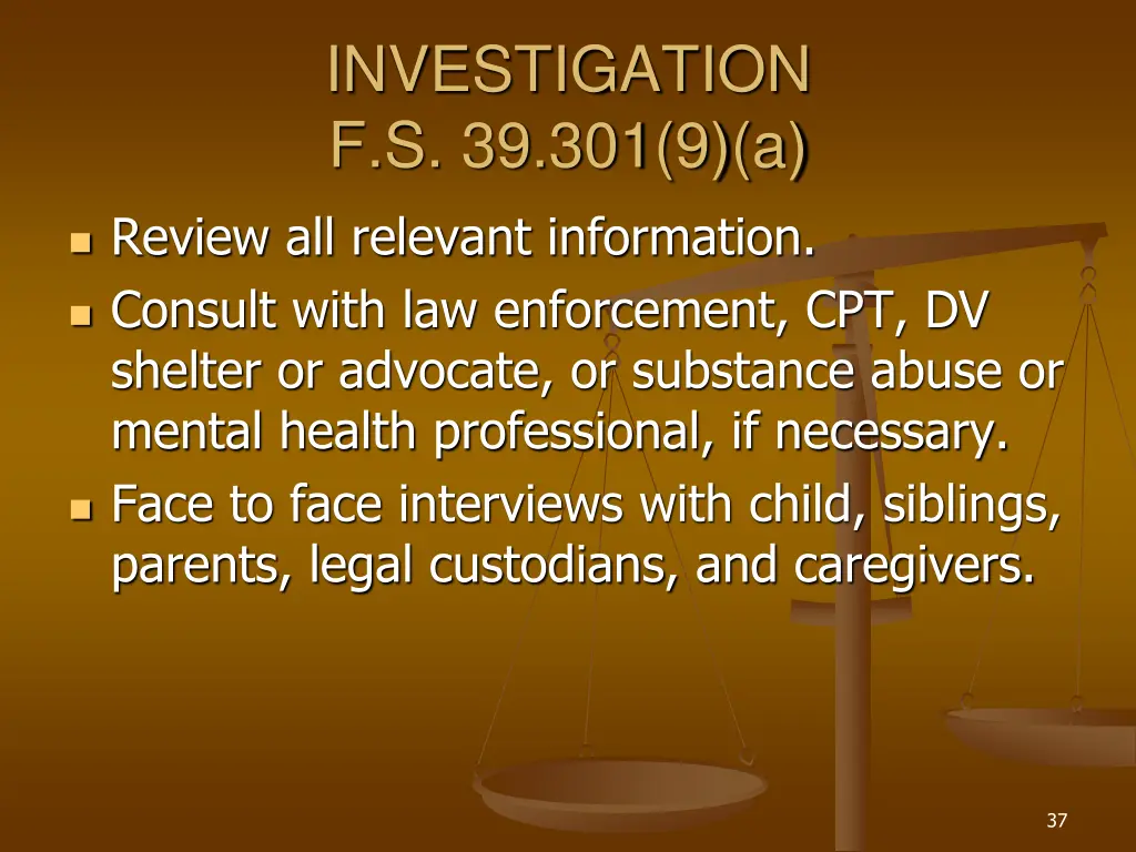 investigation f s 39 301 9 a