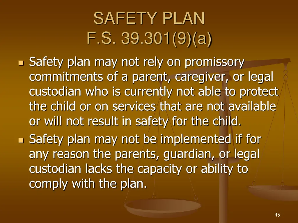 safety plan f s 39 301 9 a 3