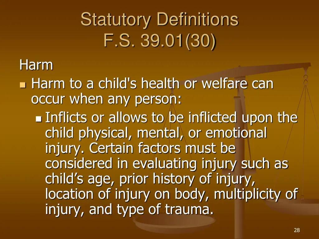 statutory definitions f s 39 01 30
