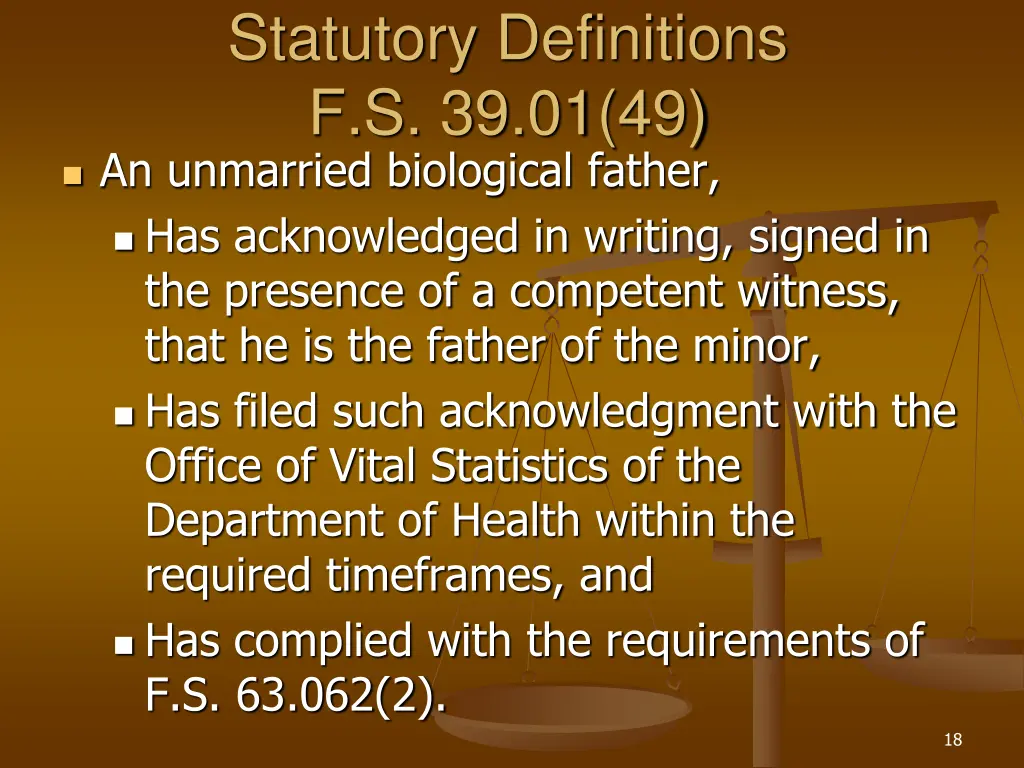 statutory definitions f s 39 01 49 an unmarried
