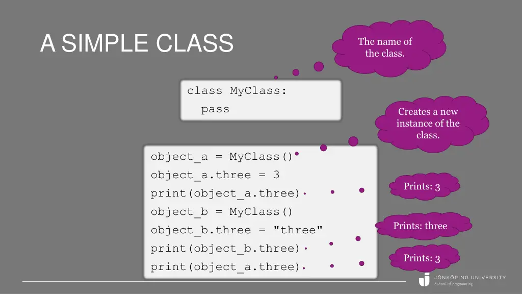 a simple class
