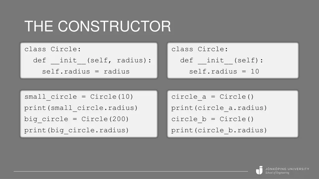 the constructor 1