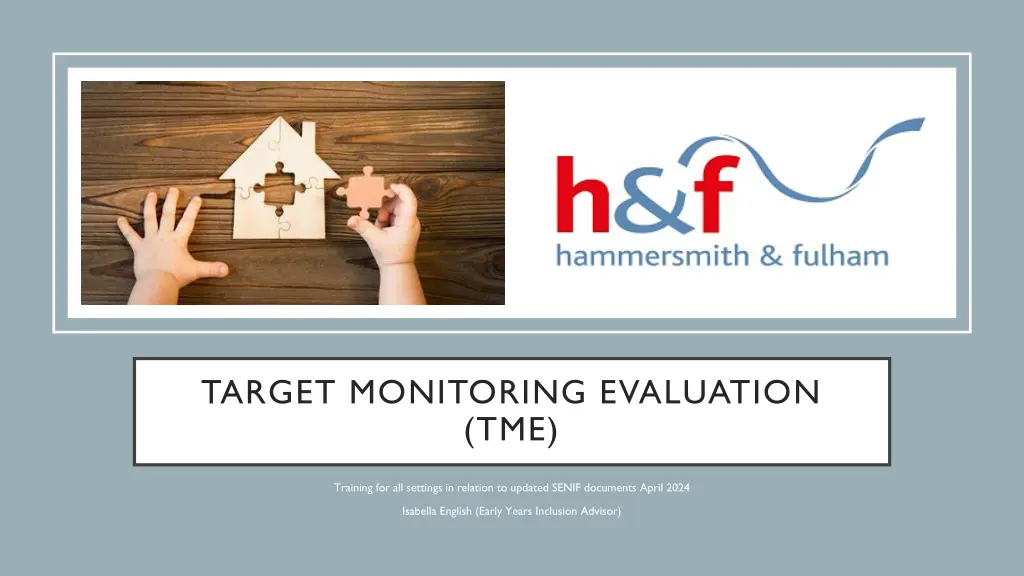 target monitoring evaluation tme
