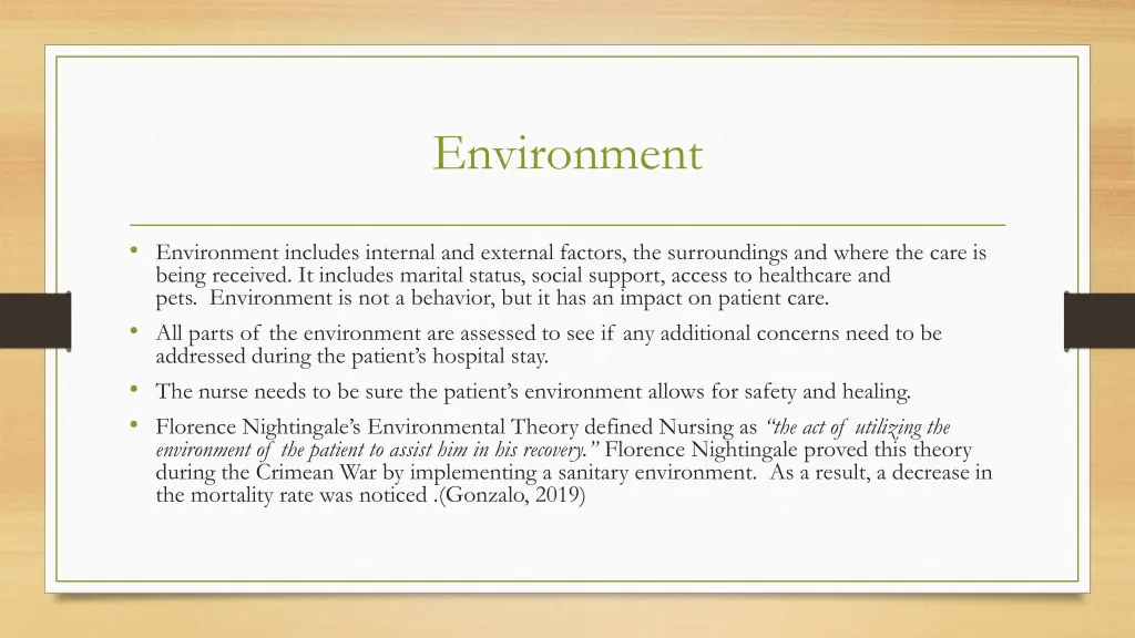 environment