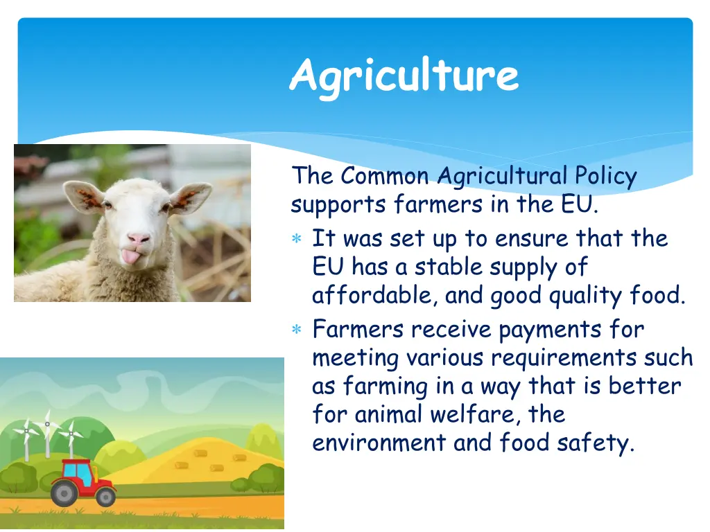 agriculture