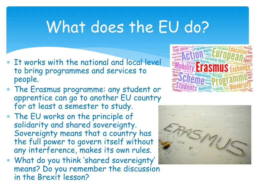 what does the eu do