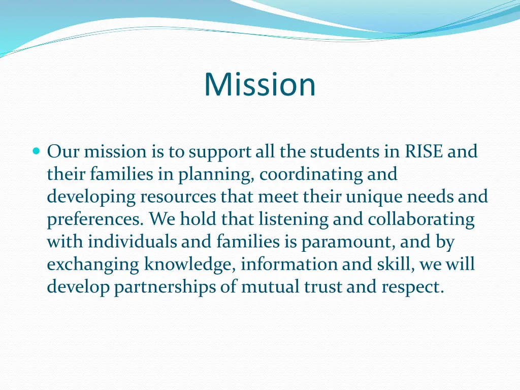mission