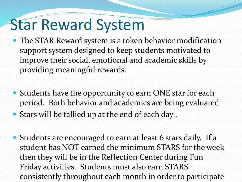 star reward system the star reward system