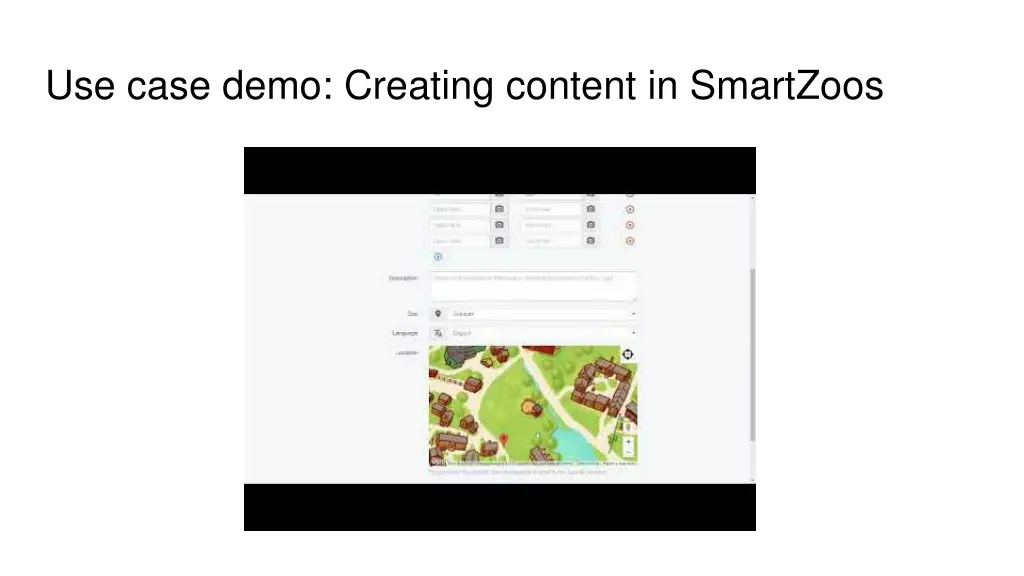 use case demo creating content in smartzoos