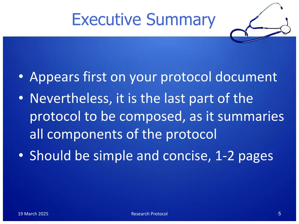 executive summary