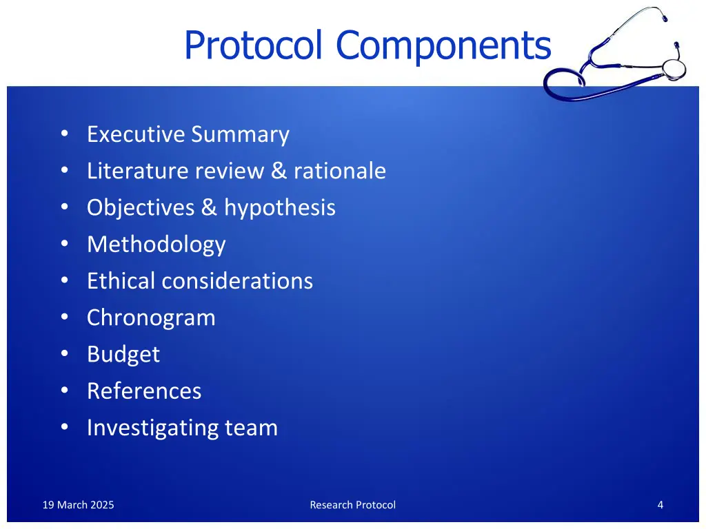 protocol components