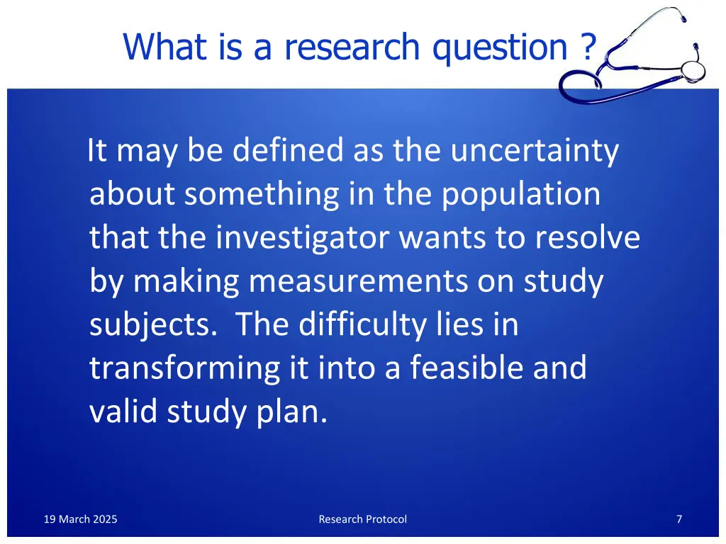 what is a research question