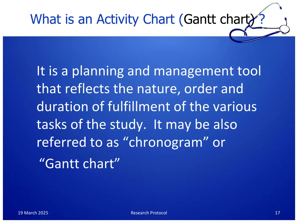 what is an activity chart gantt chart