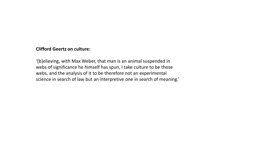 clifford geertz on culture