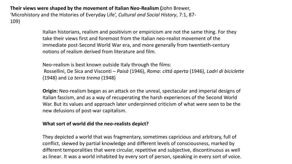 their views were shaped by the movement