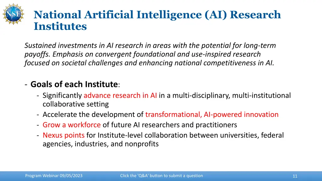 national artificial intelligence ai research 2
