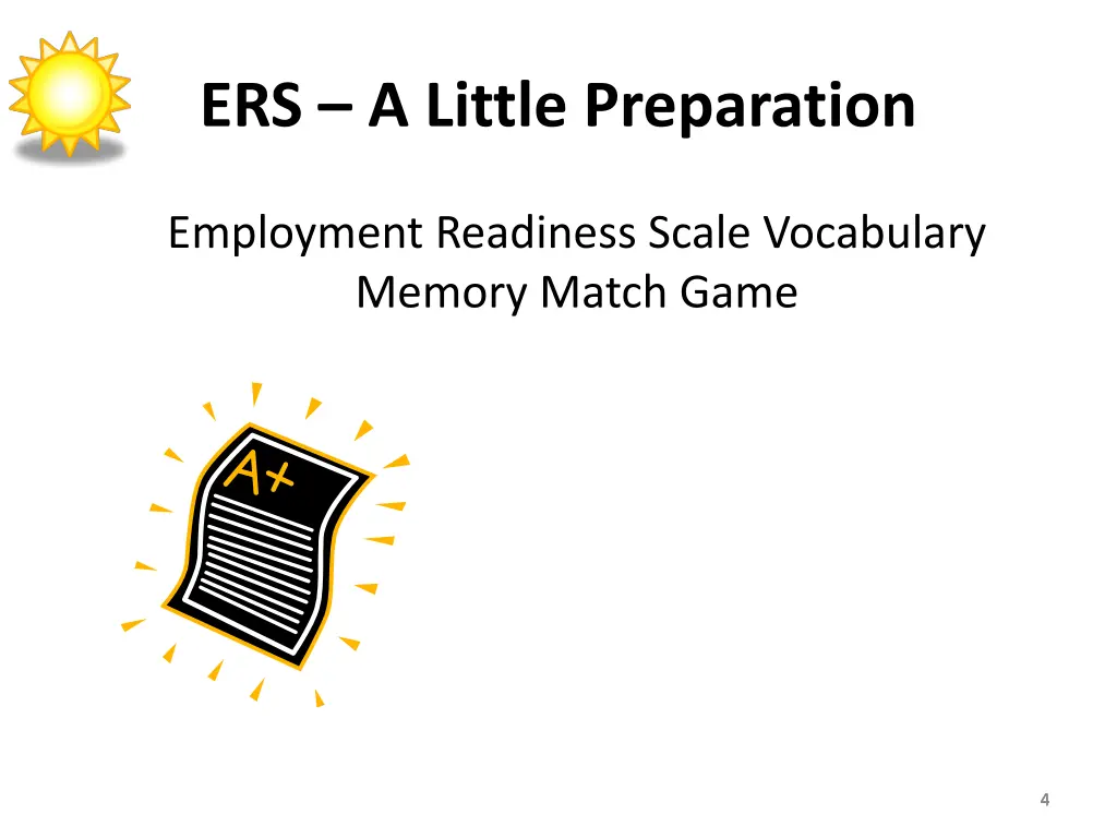 ers a little preparation