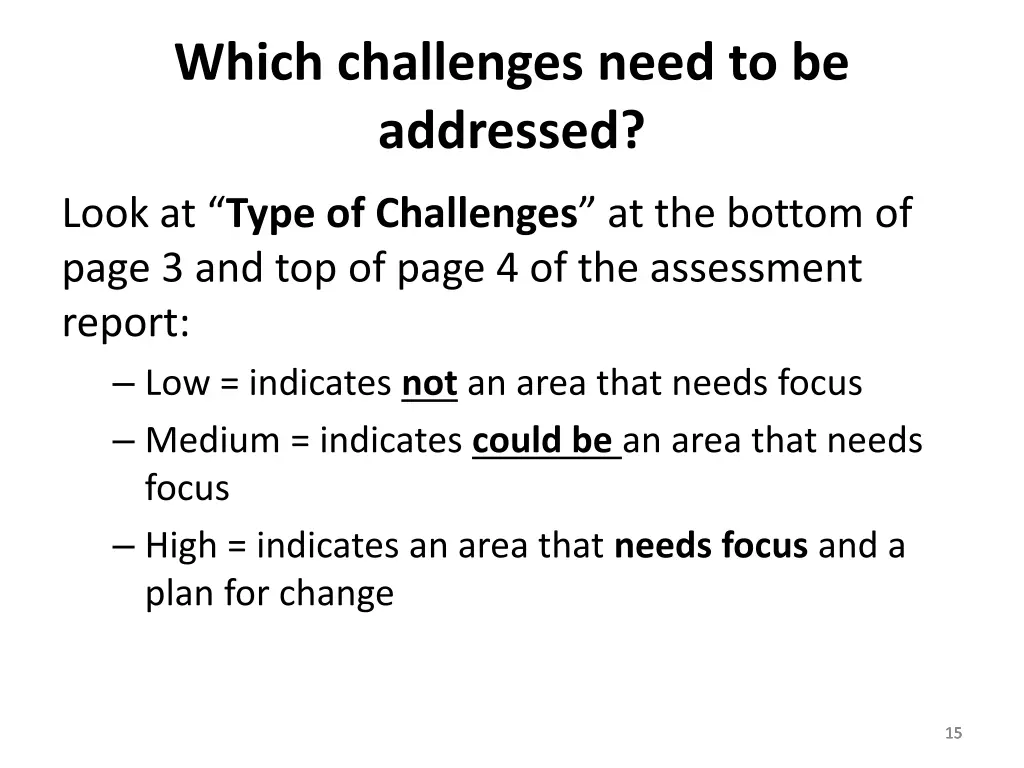 which challenges need to be addressed