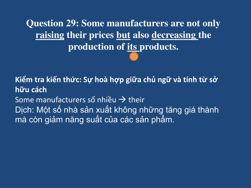 question 29 some manufacturers are not only
