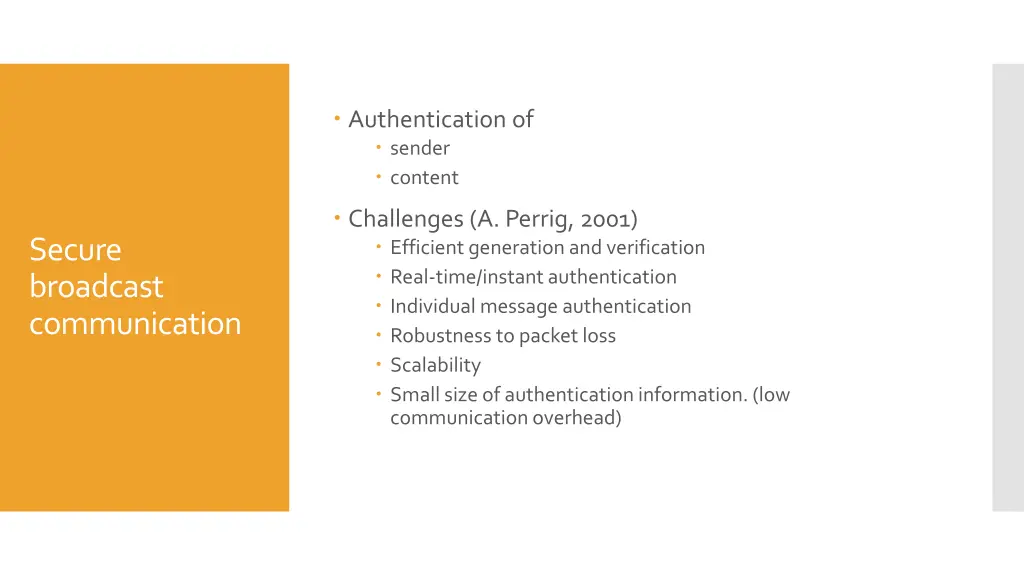 authentication of sender content