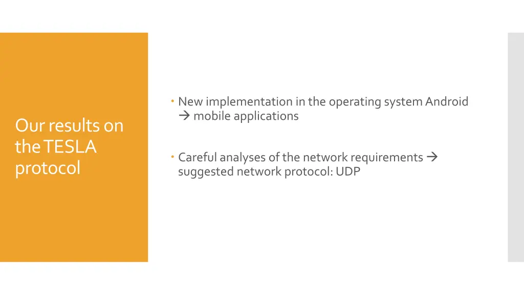 new implementation inthe operating systemandroid