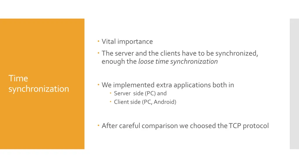 vital importance the server and the clients