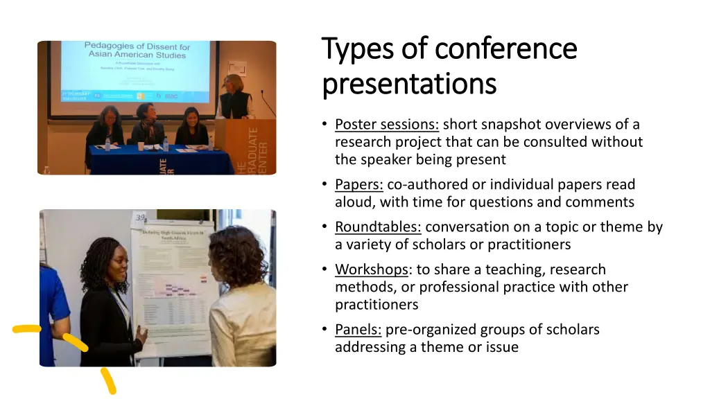 types of conference types of conference