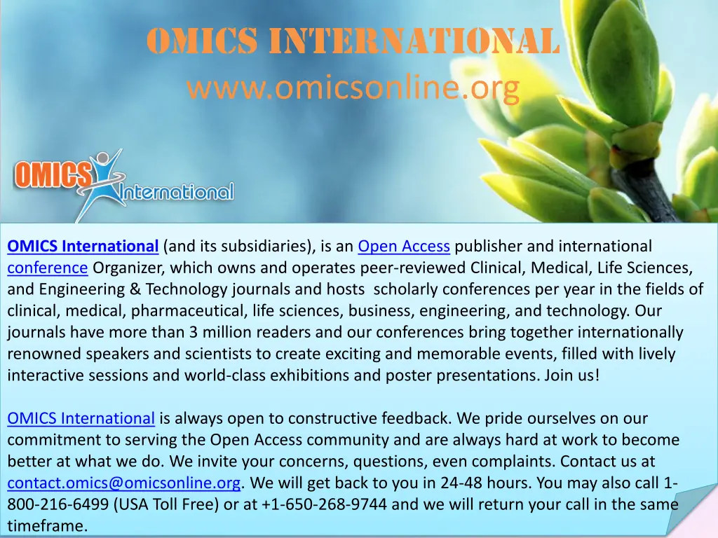 omics international www omicsonline org