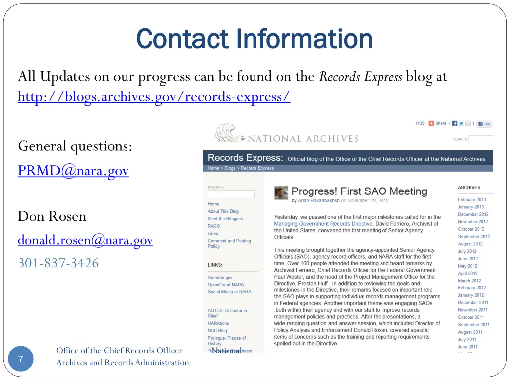 contact information contact information