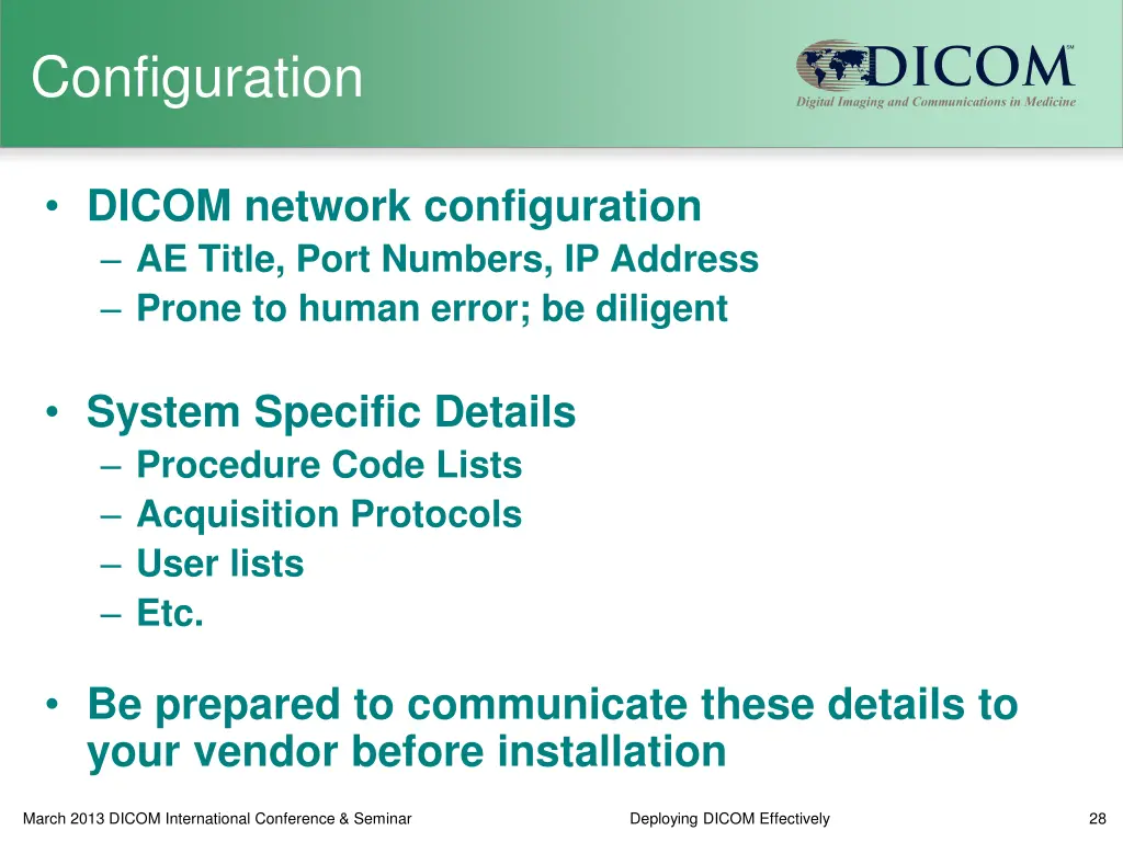 configuration