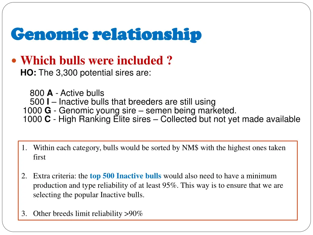 genomic relationship genomic relationship 1