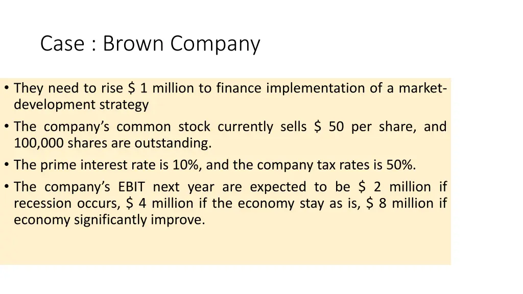 case brown company
