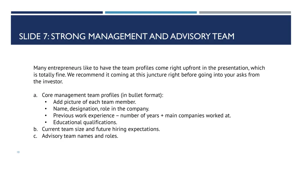 slide 7 strong management and advisory team