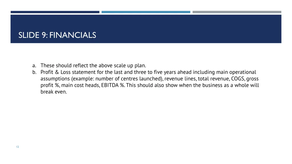 slide 9 financials