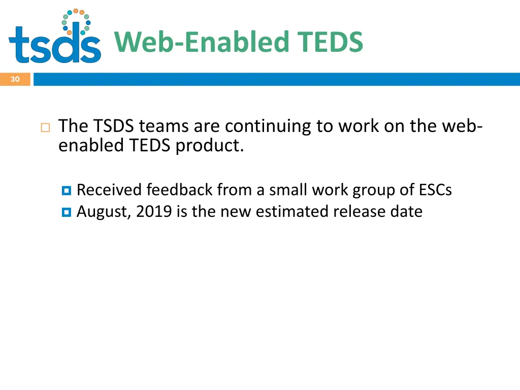 web enabled teds