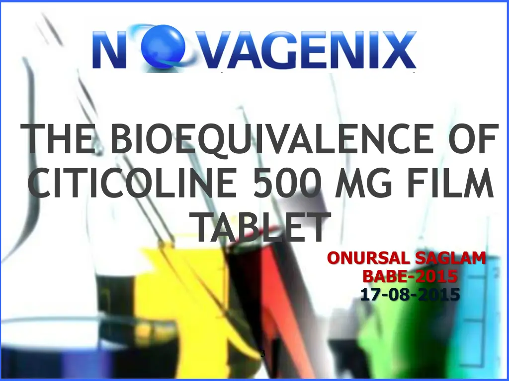 the bioequivalence of citicoline 500 mg film