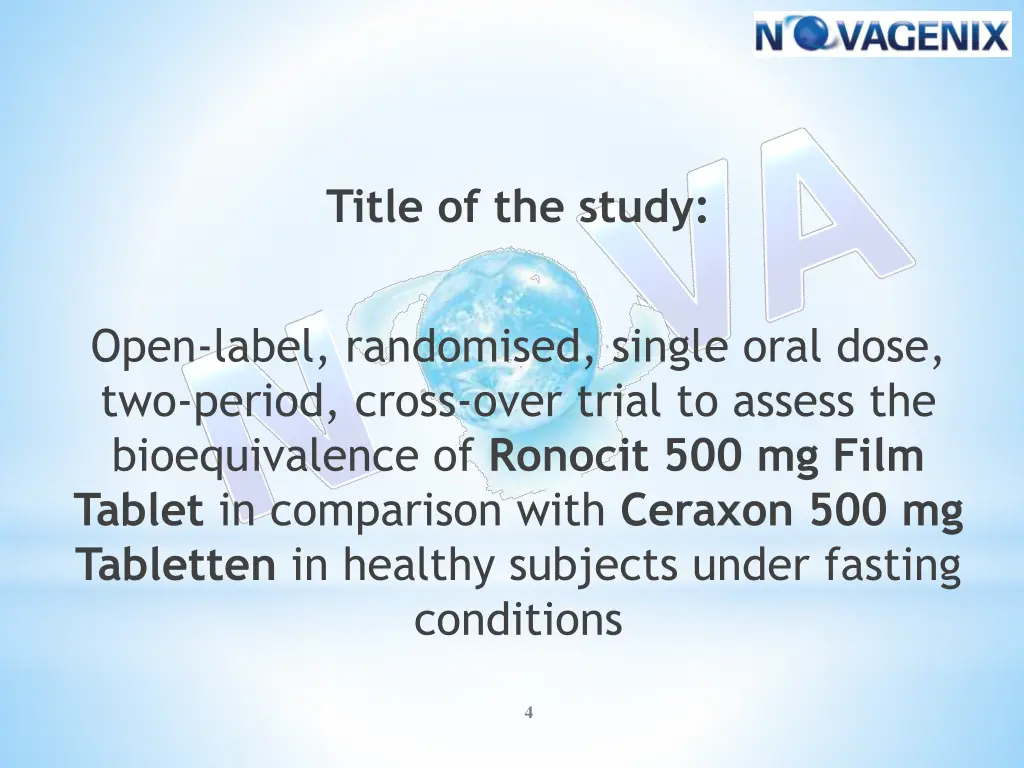 title of the study