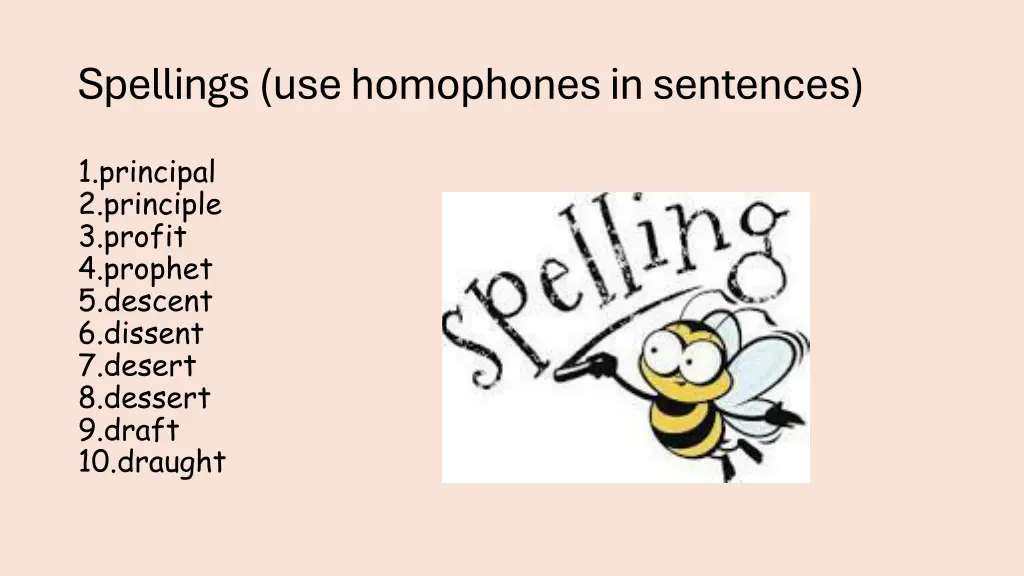 spellings use homophones in sentences
