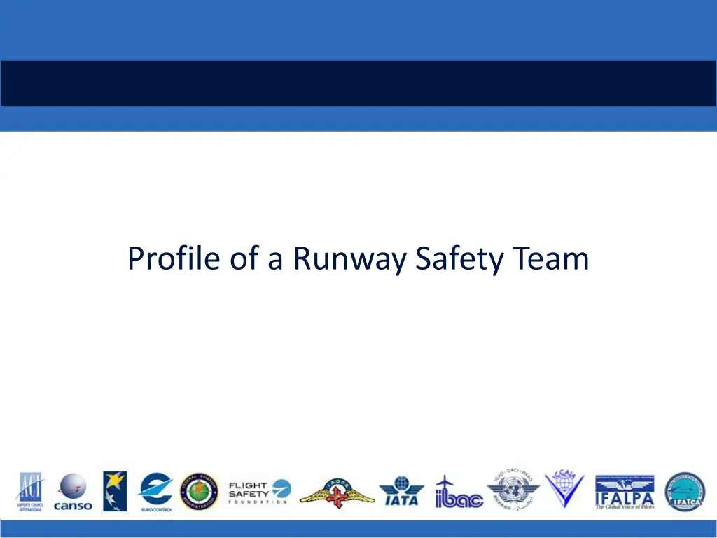 profile of a runway safety team