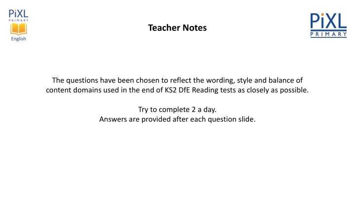 teacher notes