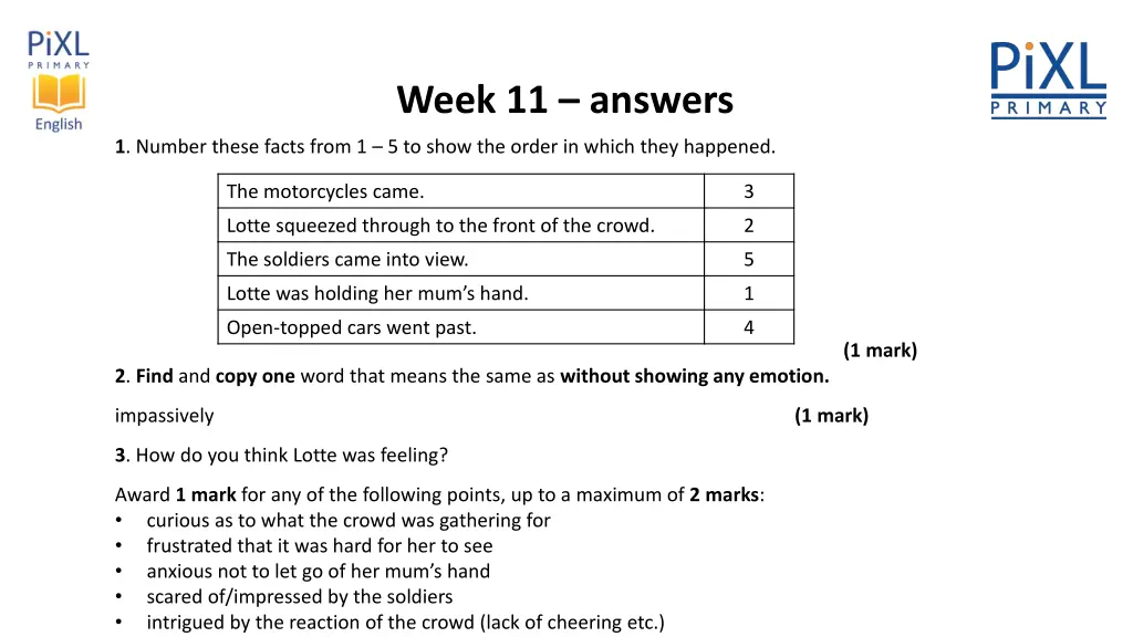 week 11 answers