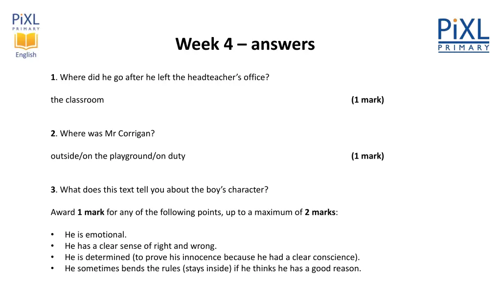 week 4 answers