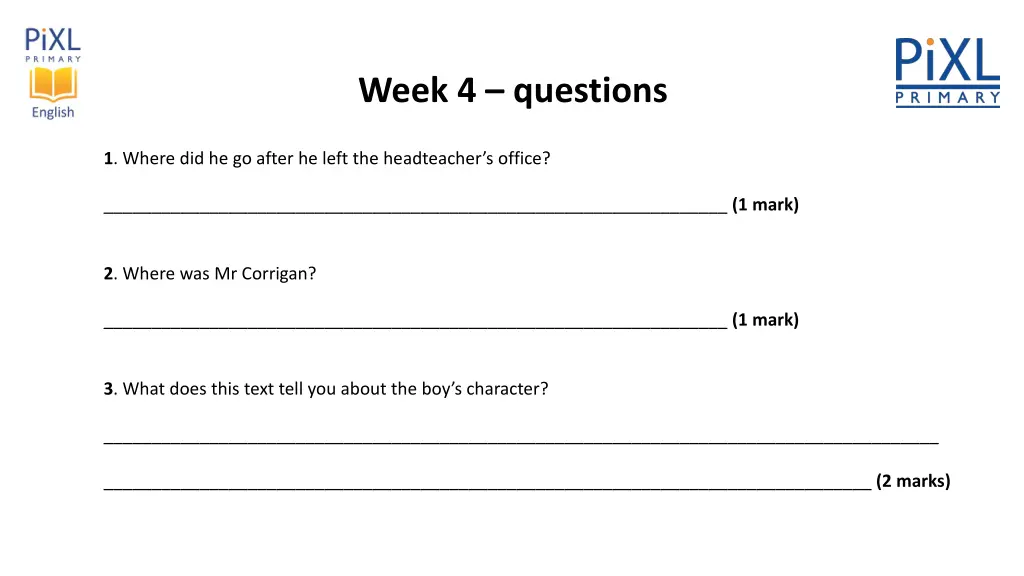 week 4 questions