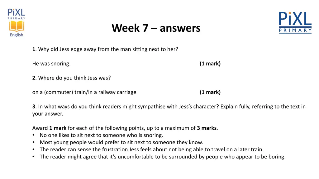 week 7 answers