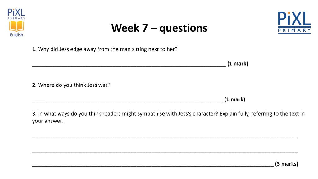 week 7 questions