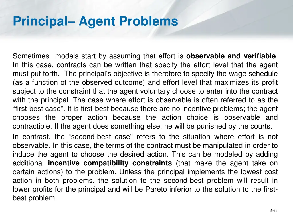 principal agent problems 1